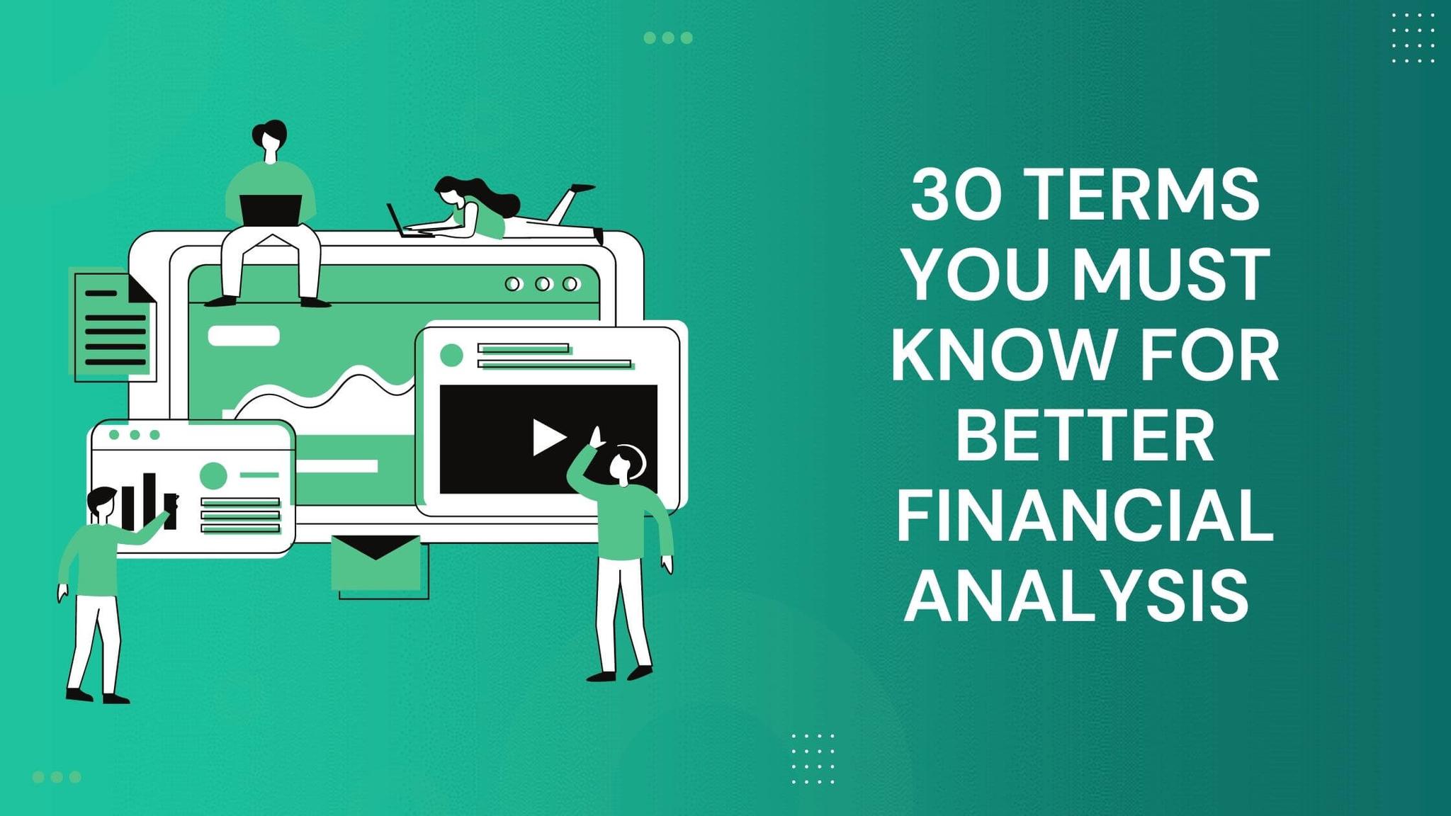 financial terms for anaylisis