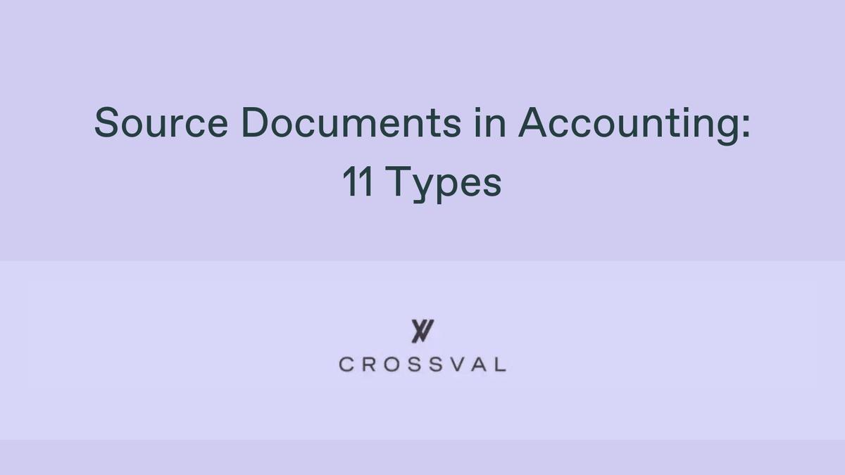 11 Types of Source Documents in Accounting