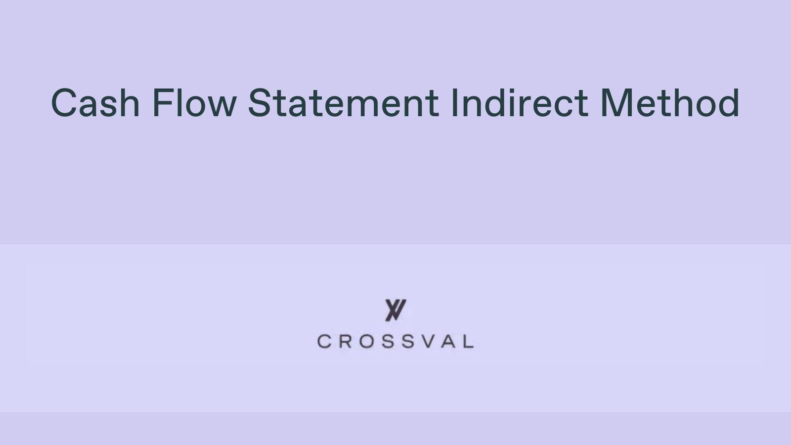 Cash Flow Statement Indirect Method