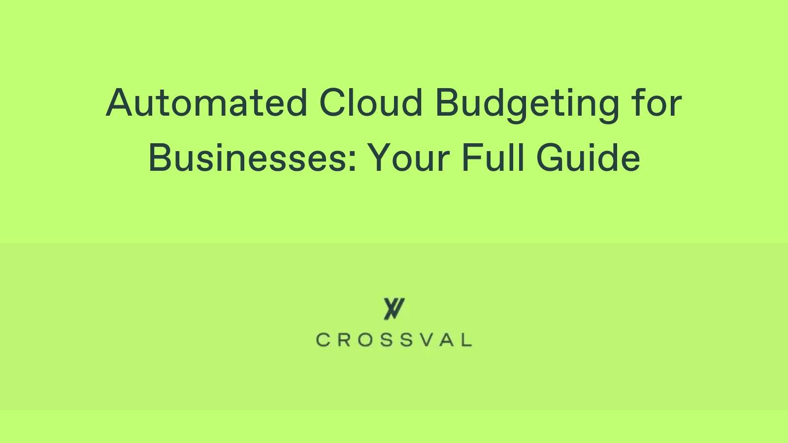 Automated Cloud Budgeting for Businesses: Your Full Guide
