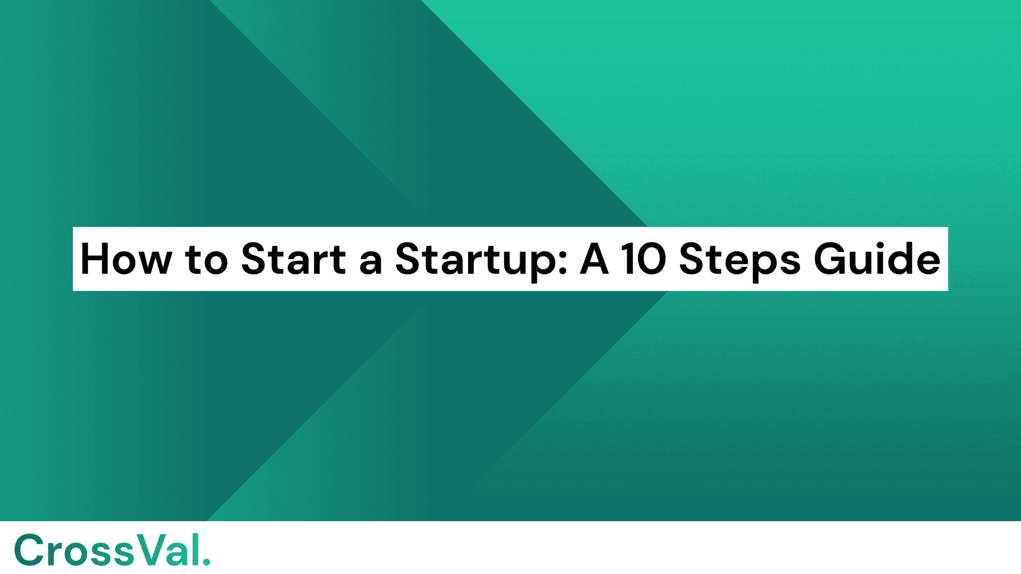 How to start a startup