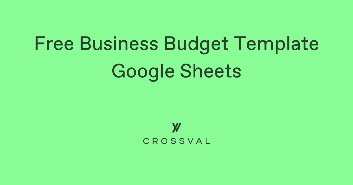 Download Free Business Budget Template Google Sheets