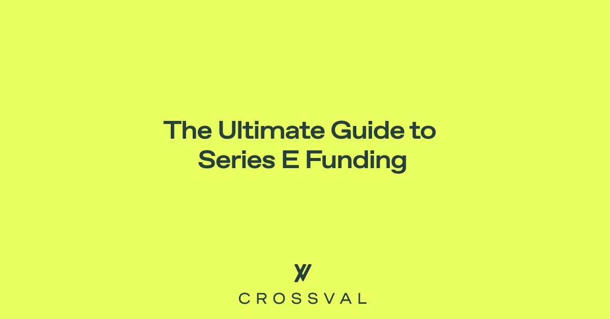 The Ultimate Guide to Series E Funding