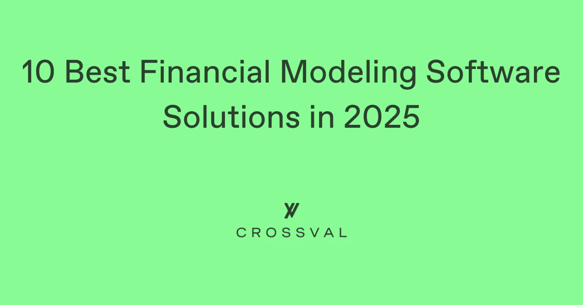Best Financial Modeling Software