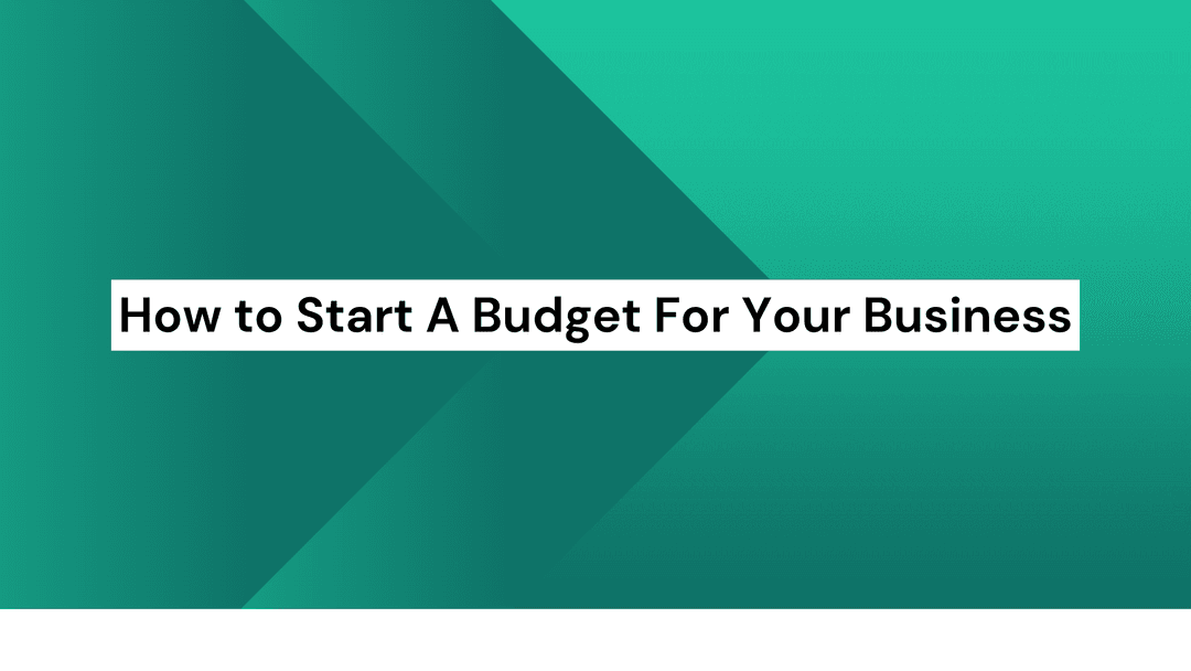 How to Start A Budget For Your Business