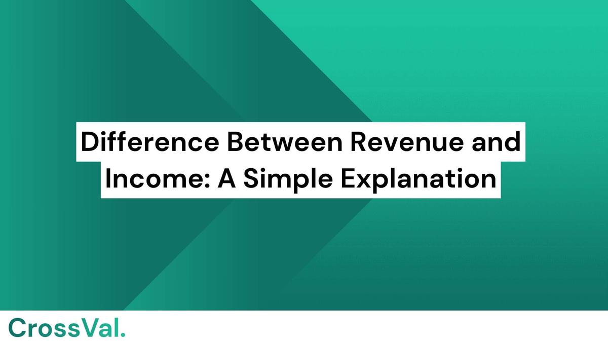 difference between revenue and income